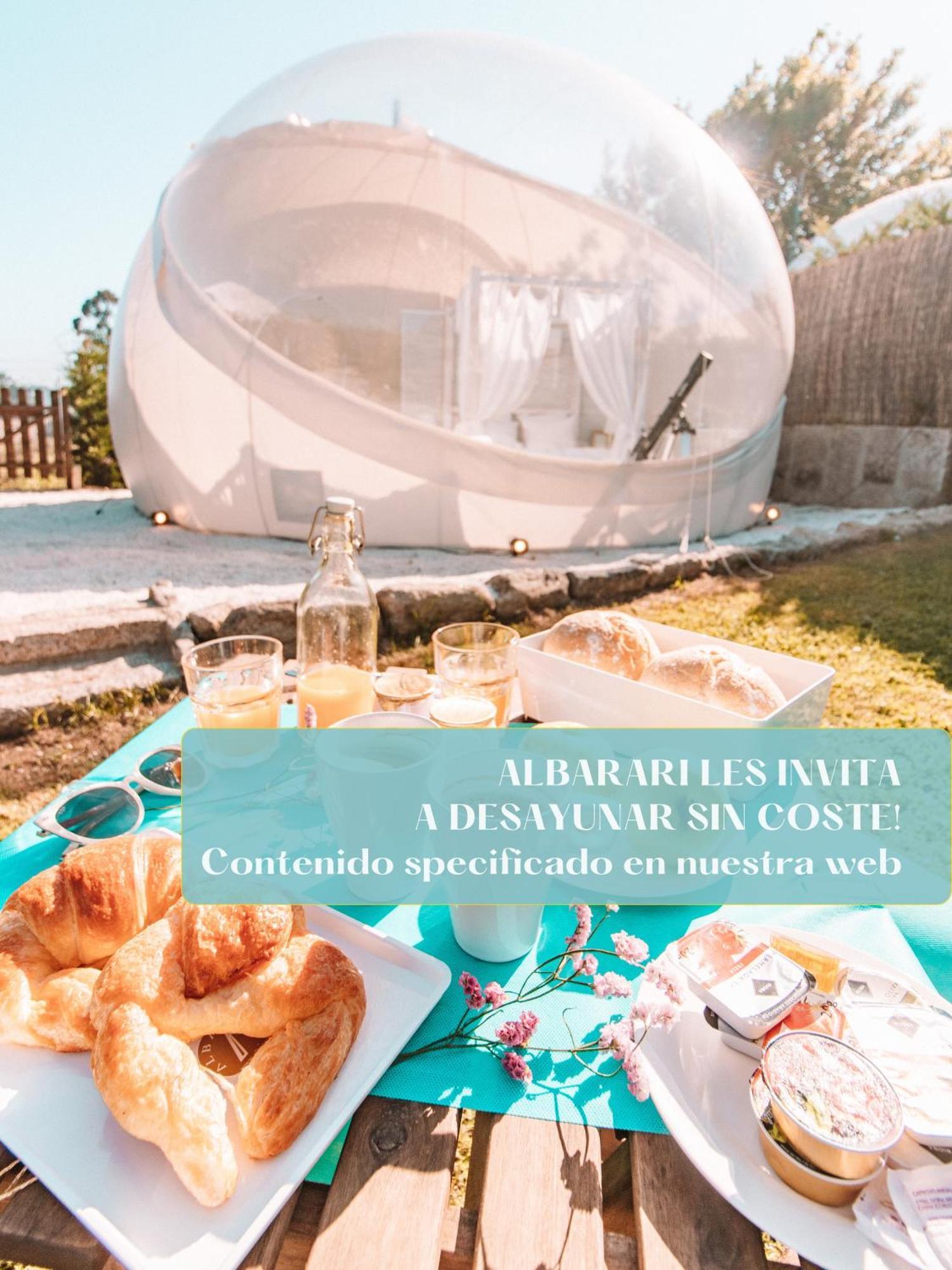 Burbujas Astronomicas Albarari Sanxenxo Hotel Екстериор снимка