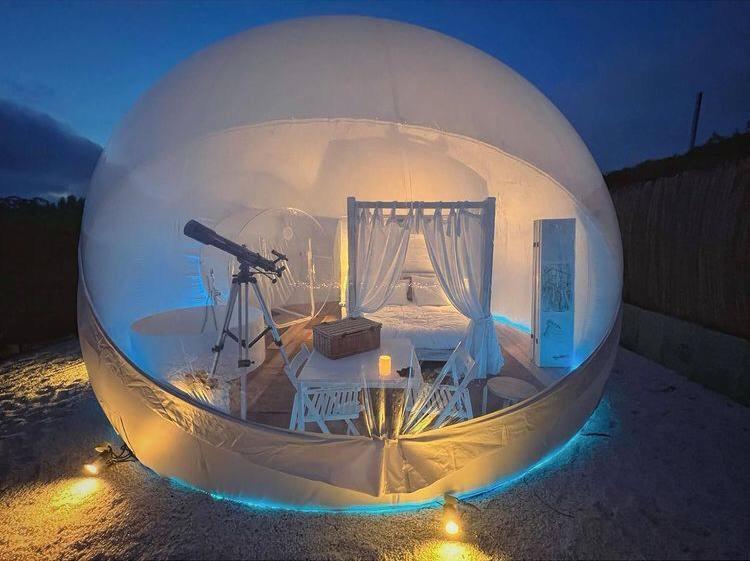 Burbujas Astronomicas Albarari Sanxenxo Hotel Екстериор снимка