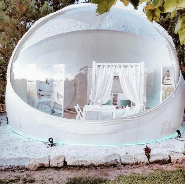 Burbujas Astronomicas Albarari Sanxenxo Hotel Екстериор снимка