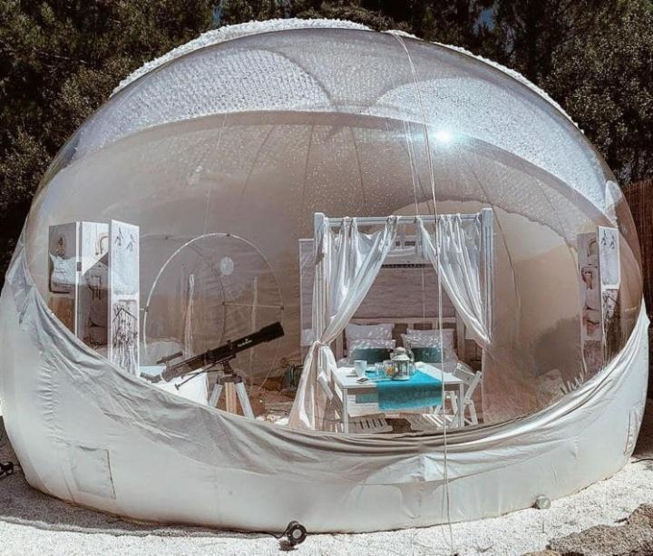 Burbujas Astronomicas Albarari Sanxenxo Hotel Екстериор снимка